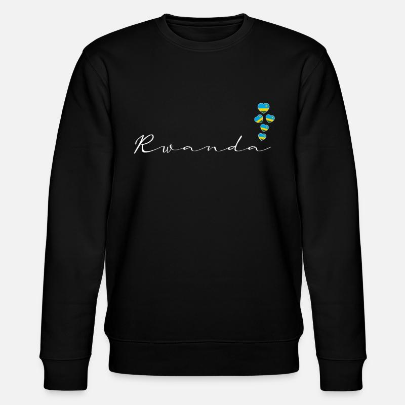 Ruanda - Stanley/Stella Unisex Bio-Sweatshirt CHANGER  - Schwarz