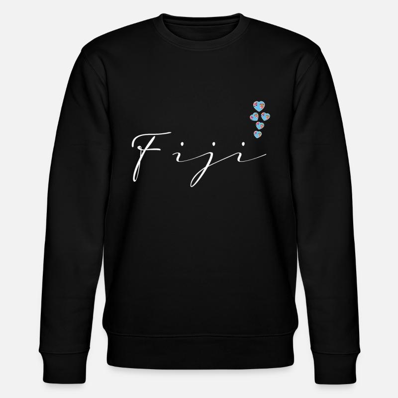 Fidschi - Stanley/Stella Unisex Bio-Sweatshirt CHANGER  - Schwarz