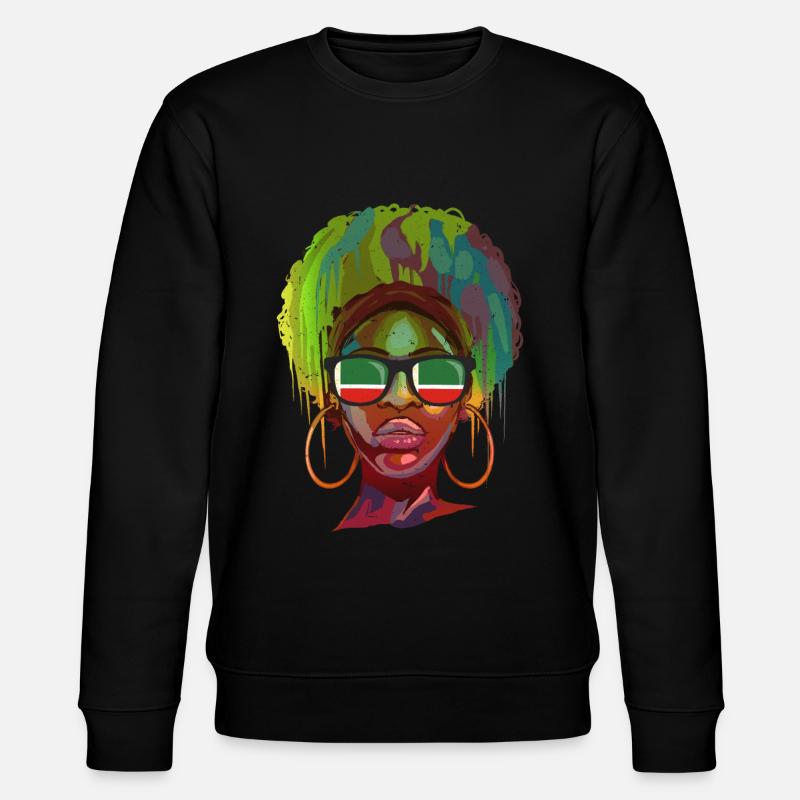 Tschetschenien - Stanley/Stella Unisex Bio-Sweatshirt CHANGER  - Schwarz