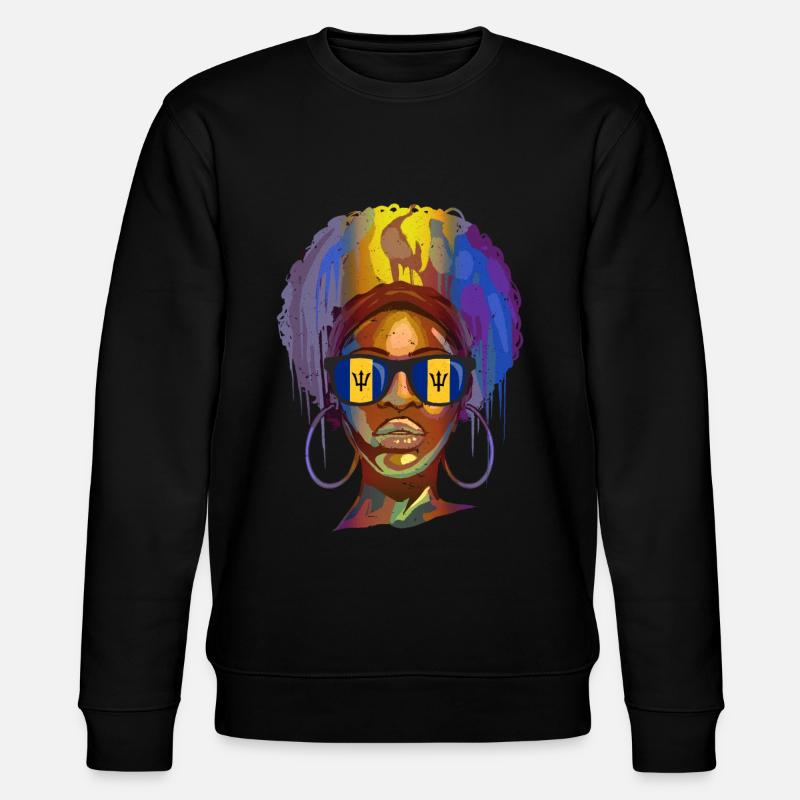Barbados - Stanley/Stella Unisex Bio-Sweatshirt CHANGER  - Schwarz