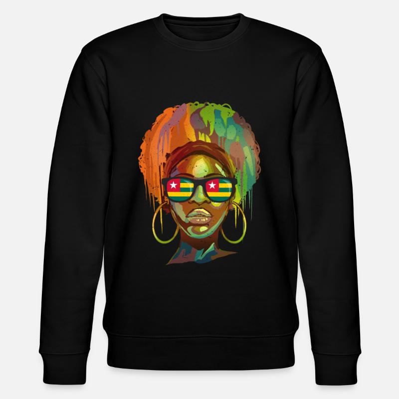 Togo - Stanley/Stella Unisex Bio-Sweatshirt CHANGER  - Schwarz