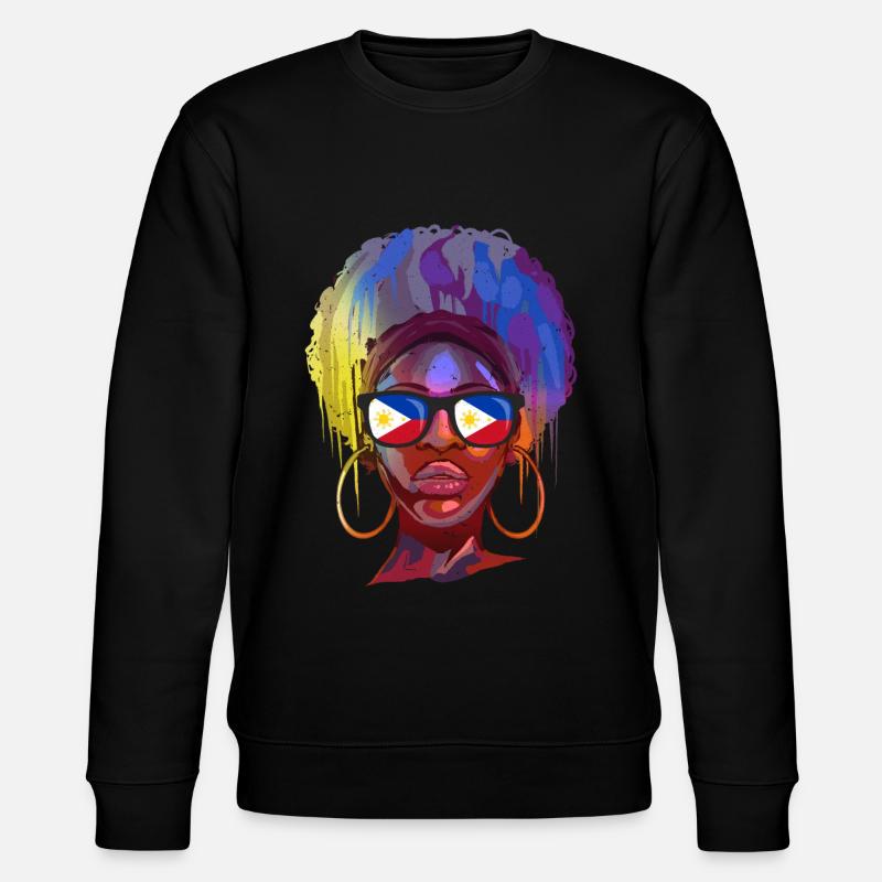 Philippines - Stanley/Stella CHANGER Unisex Organic Sweatshirt - black