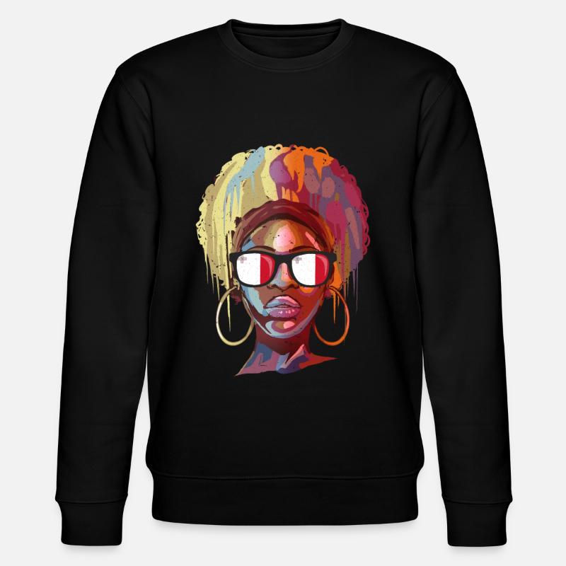 Malte - Sweat bio CHANGER Stanley/Stella Unisexe - noir