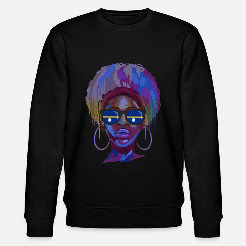 Nauru - Stanley/Stella CHANGER Unisex Organic Sweatshirt - black