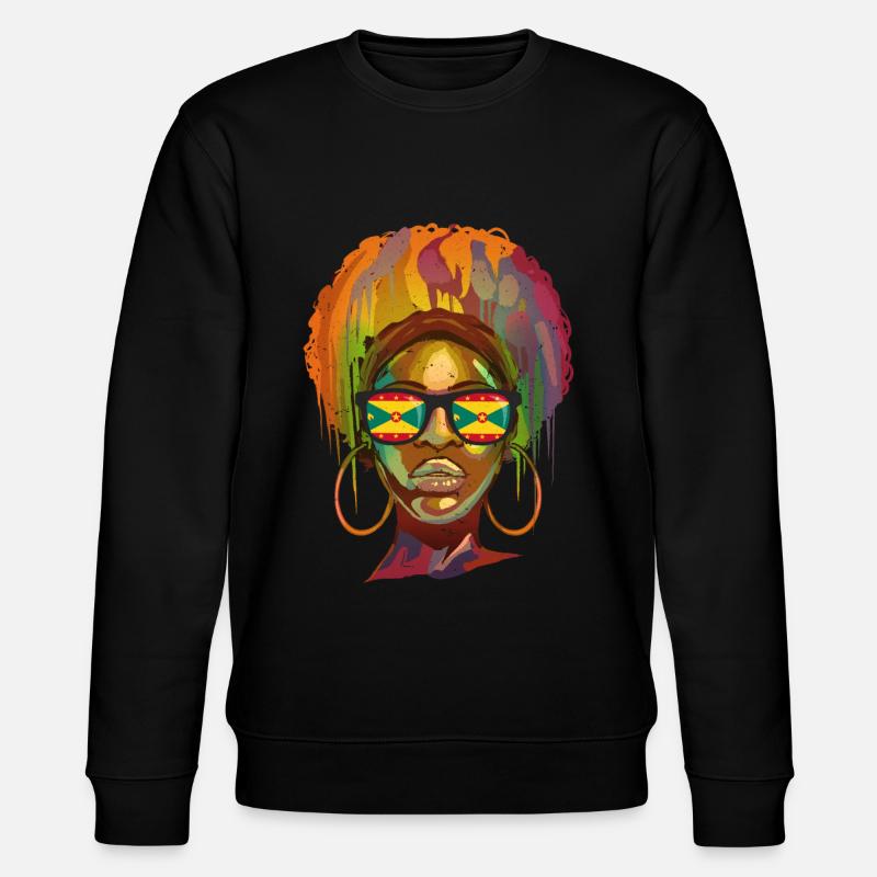 Grenada - Stanley/Stella Unisex Bio-Sweatshirt CHANGER  - Schwarz