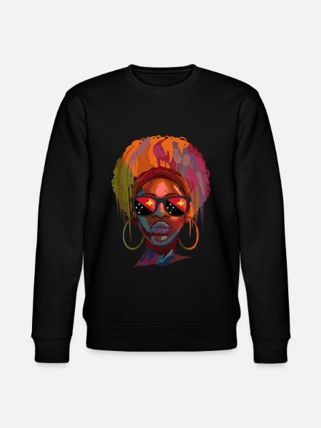 Papua New Guinea - Stanley/Stella CHANGER Unisex Organic Sweatshirt - black