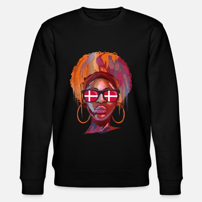 Danemark - Sweat bio CHANGER Stanley/Stella Unisexe - noir