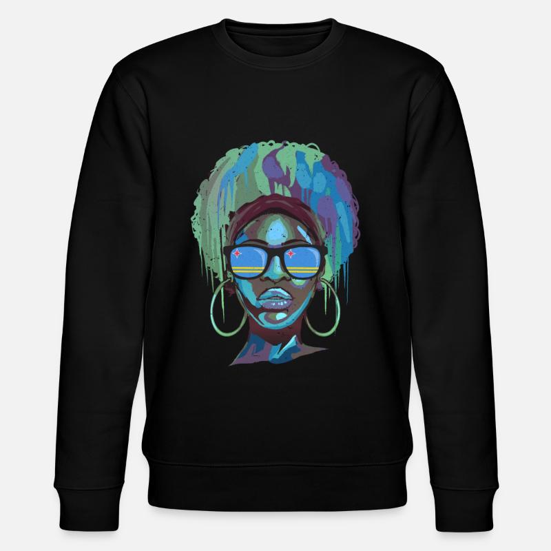 Aruba - Sweat bio CHANGER Stanley/Stella Unisexe - noir