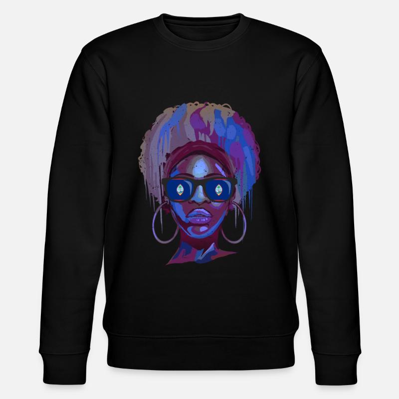 Guam - Stanley/Stella CHANGER Unisex Organic Sweatshirt - black