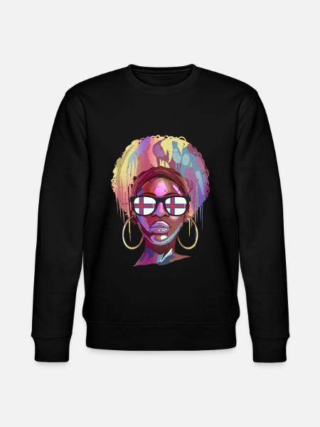 Faroe Islands - Stanley/Stella CHANGER Unisex Organic Sweatshirt - black