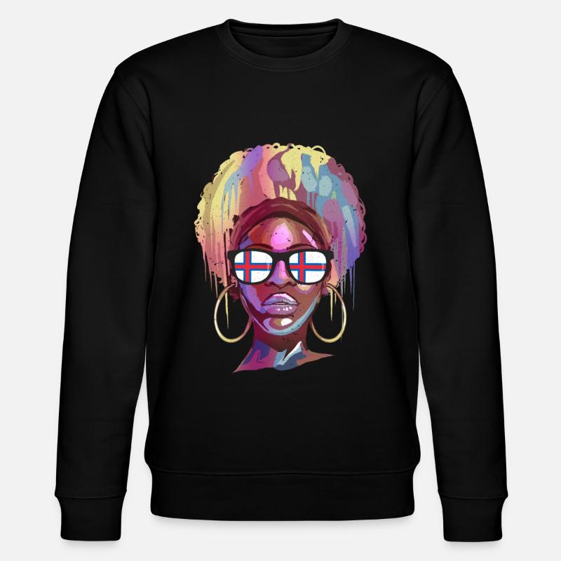 Îles Féroé - Sweat bio CHANGER Stanley/Stella Unisexe - noir