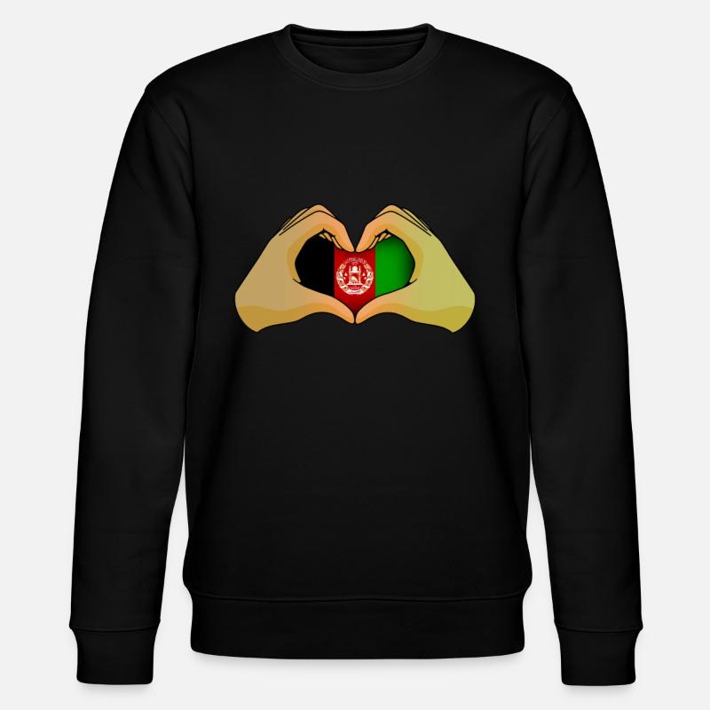 Afghanistan - Stanley/Stella Unisex Bio-Sweatshirt CHANGER - Schwarz