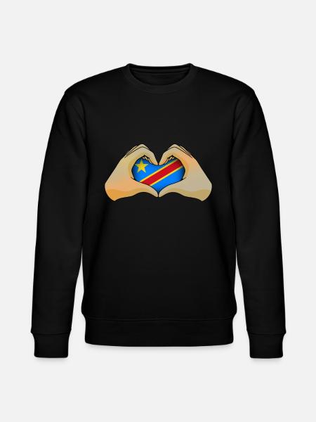 Democratic Republic of the Congo - Stanley/Stella CHANGER Unisex Organic Sweatshirt - black