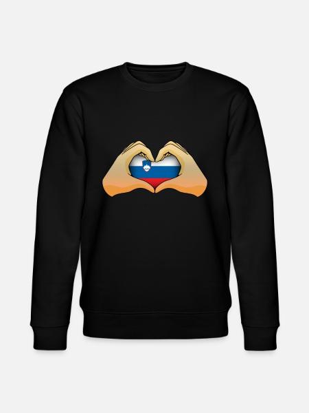 Slovenia - Stanley/Stella CHANGER Unisex Organic Sweatshirt - black