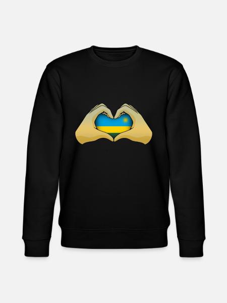 Rwanda - Stanley/Stella CHANGER Unisex Organic Sweatshirt - black