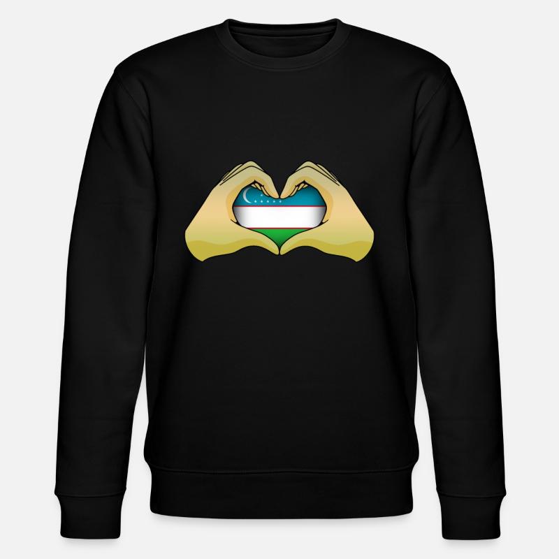 Ouzbékistan - Sweat bio CHANGER Stanley/Stella Unisexe - noir