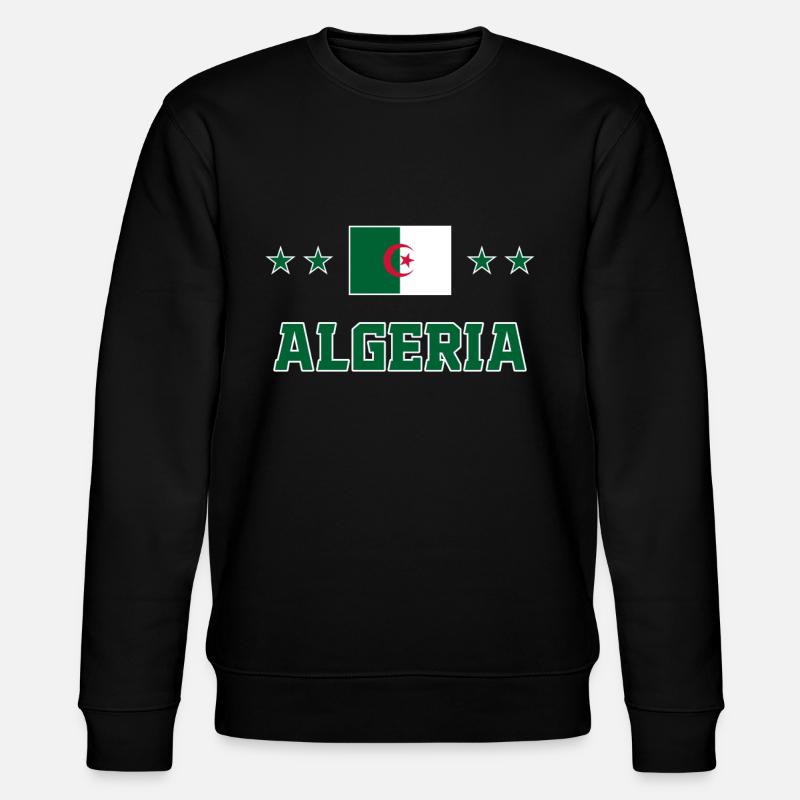 Algerien - Stanley/Stella Unisex Bio-Sweatshirt CHANGER  - Schwarz