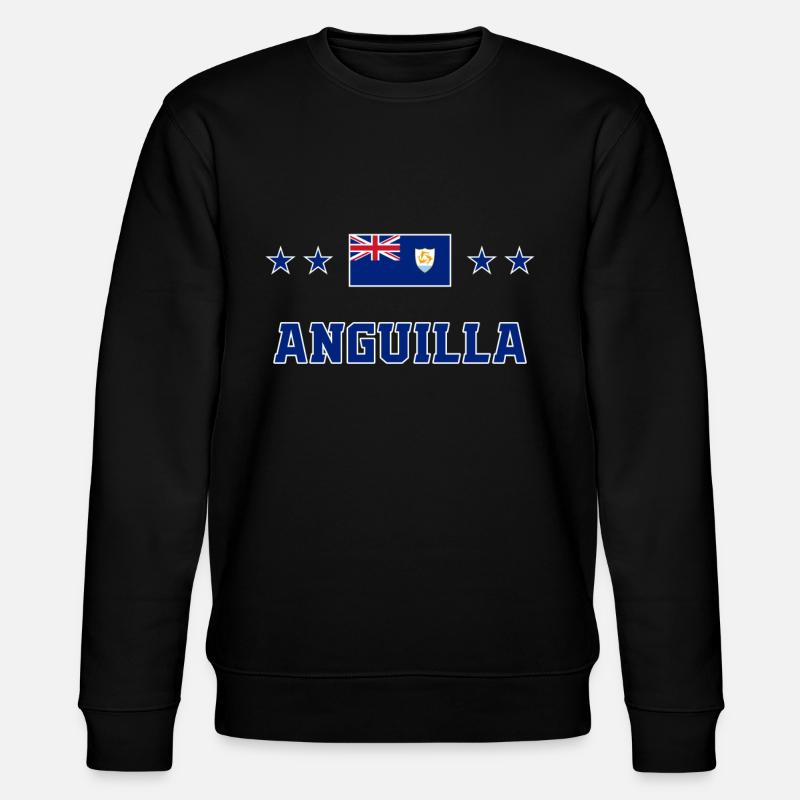 Anguilla - Stanley/Stella Unisex Bio-Sweatshirt CHANGER  - Schwarz