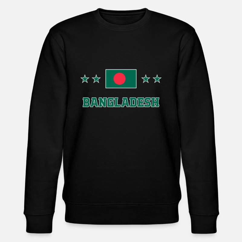 Bangladesch - Stanley/Stella Unisex Bio-Sweatshirt CHANGER  - Schwarz