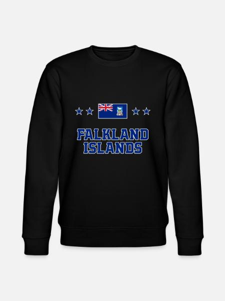 Falkland Islands - Stanley/Stella CHANGER Unisex Organic Sweatshirt - black