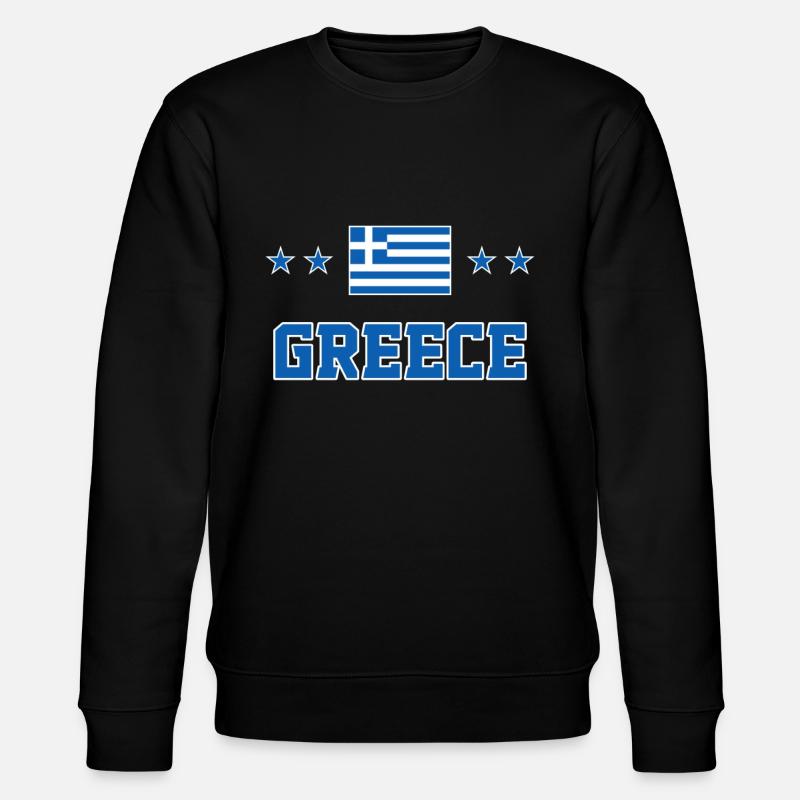 Grèce - Sweat bio CHANGER Stanley/Stella Unisexe - noir