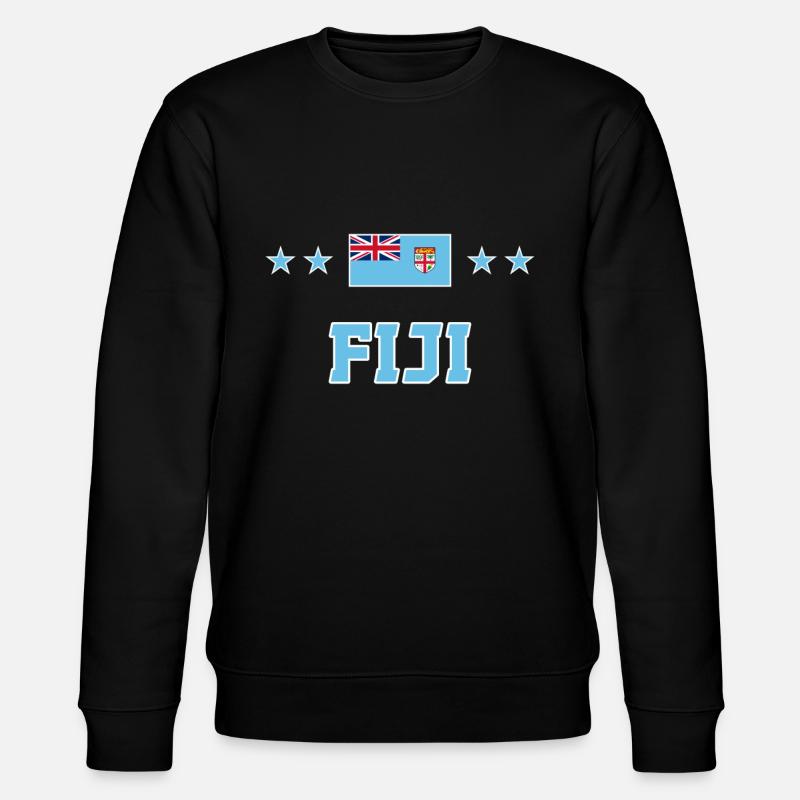 Fidschi - Stanley/Stella Unisex Bio-Sweatshirt CHANGER  - Schwarz