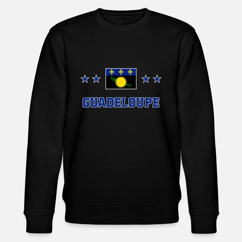 Guadeloupe - Stanley/Stella Unisex Bio-Sweatshirt CHANGER  - Schwarz
