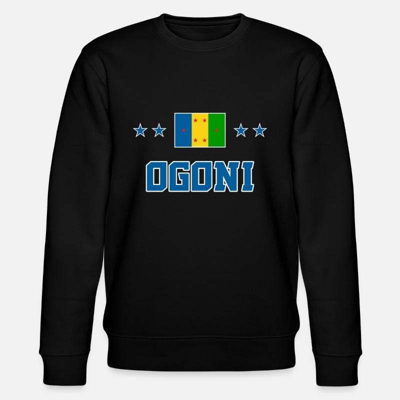Ogoni - Stanley/Stella Unisex Bio-Sweatshirt CHANGER  - Schwarz