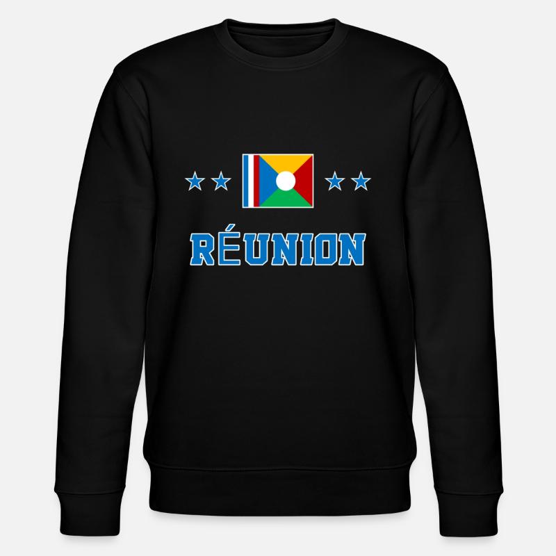 Réunion - Stanley/Stella Unisex Bio-Sweatshirt CHANGER  - Schwarz