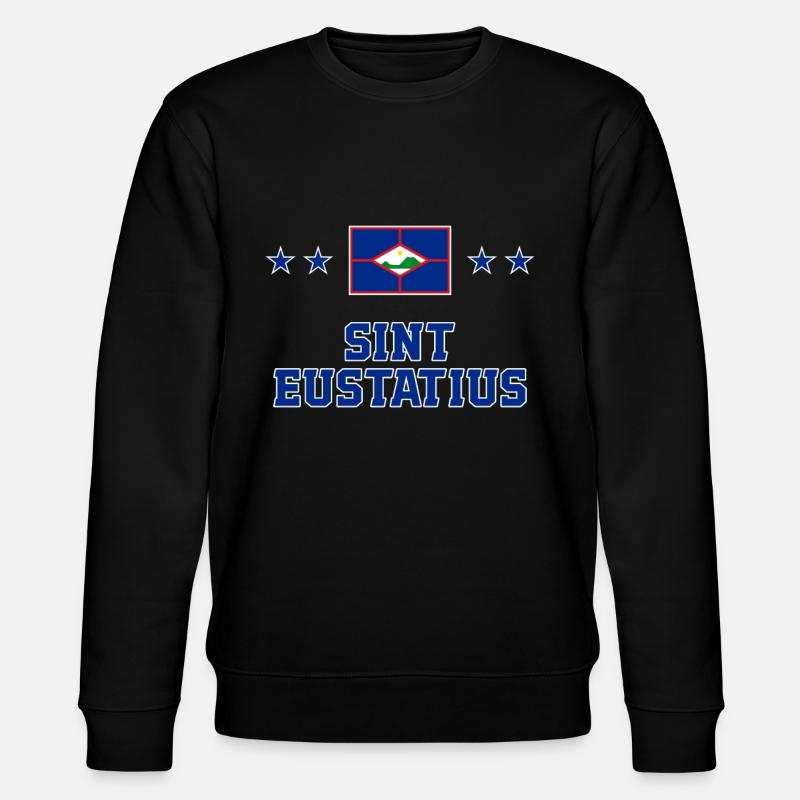 Sint Eustatius - Stanley/Stella Unisex Bio-Sweatshirt CHANGER - Schwarz