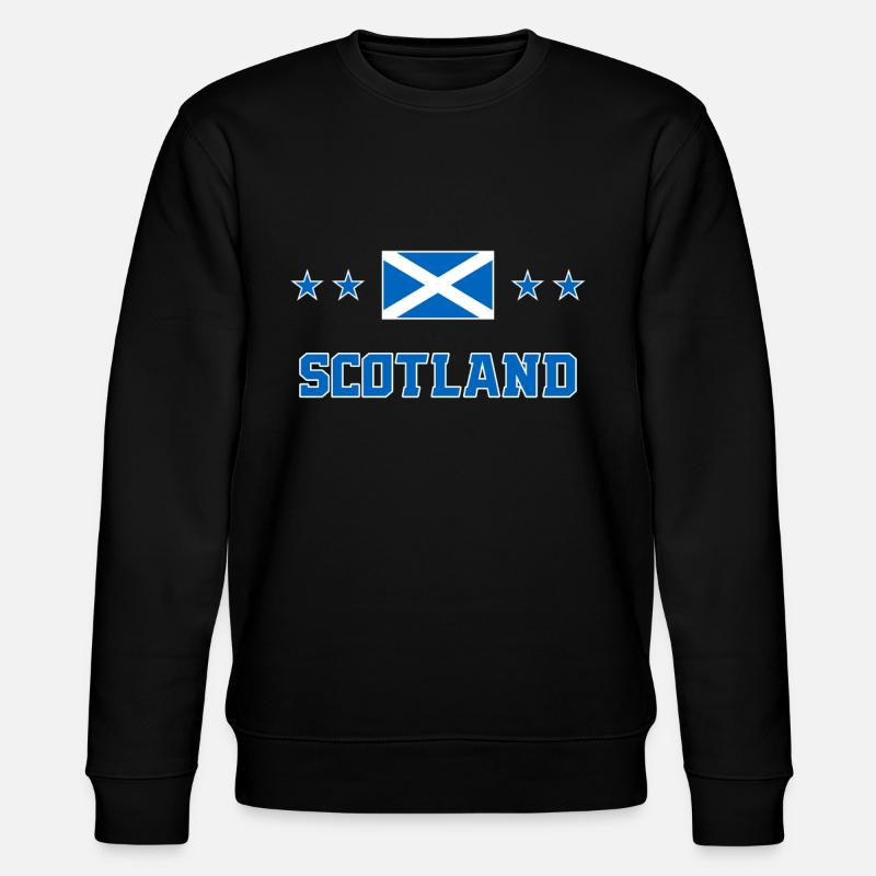 Schottland - Stanley/Stella Unisex Bio-Sweatshirt CHANGER  - Schwarz