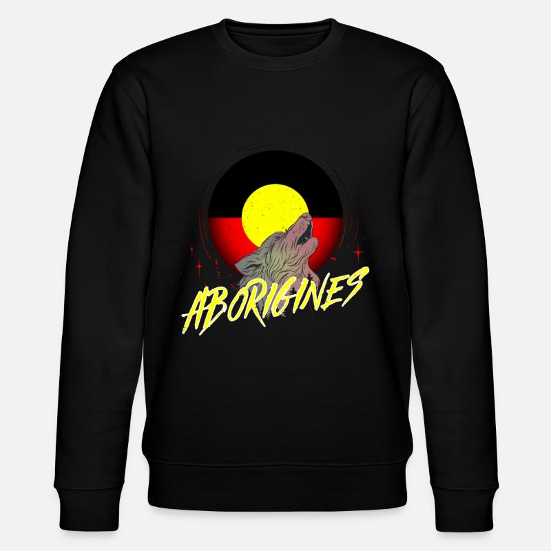 Aborigènes - Sweat bio CHANGER Stanley/Stella Unisexe - noir