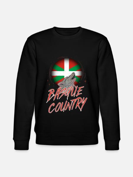 Basque Country - Stanley/Stella CHANGER Unisex Organic Sweatshirt - black