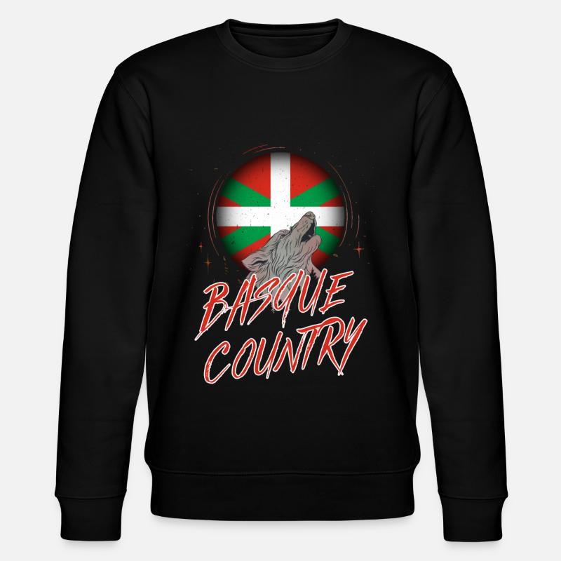 Basque Country - Stanley/Stella CHANGER Unisex Organic Sweatshirt - black