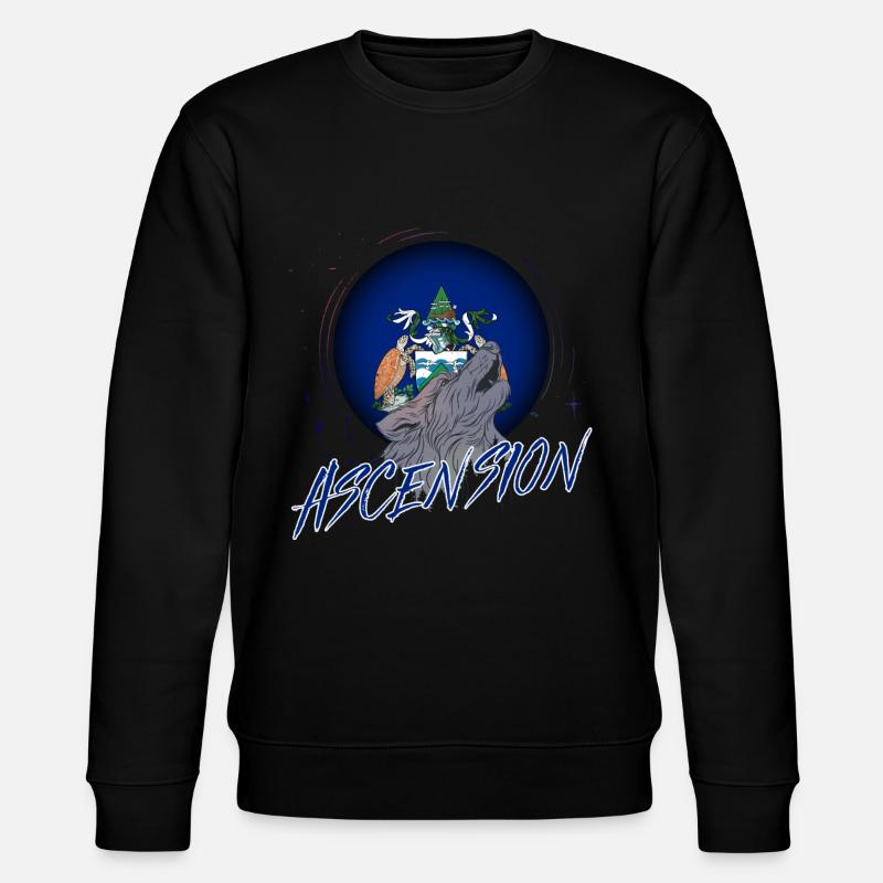 Ascensión - Sudadera ecológica unisex CHANGER de Stanley/Stella - negro