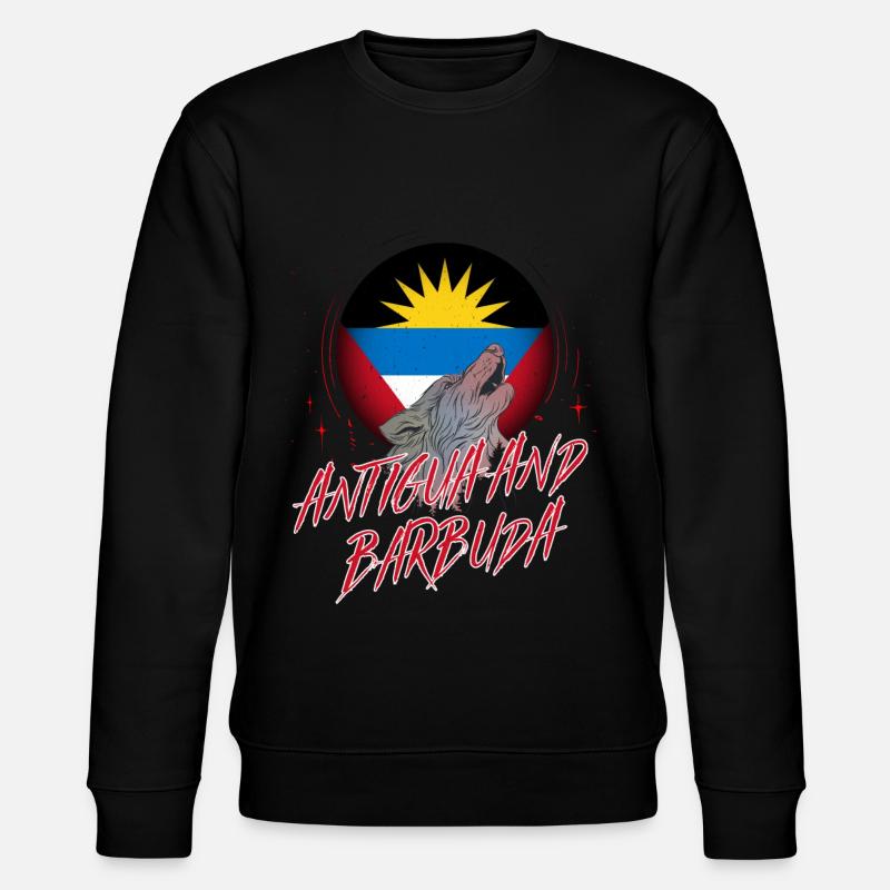 Antigua et Barbuda - Sweat bio CHANGER Stanley/Stella Unisexe - noir