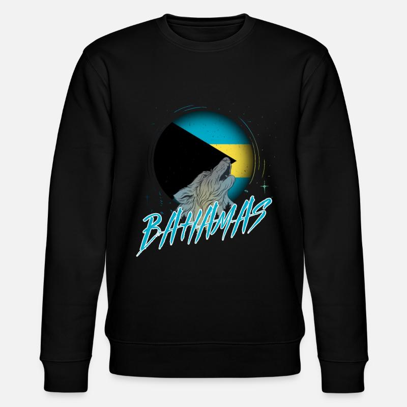 Bahamas - Stanley/Stella Unisex Bio-Sweatshirt CHANGER  - Schwarz