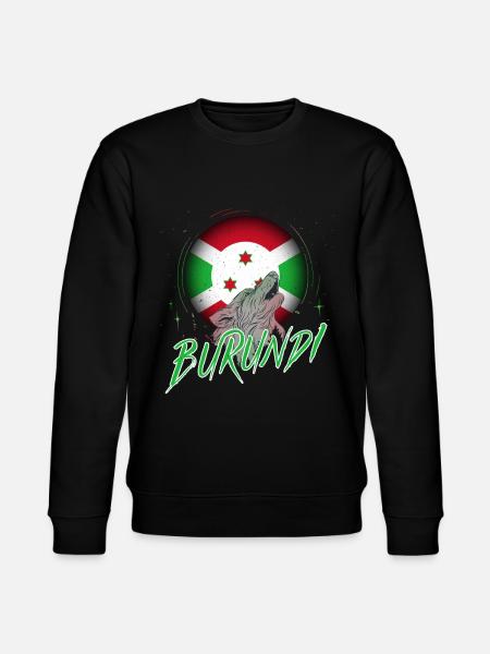Burundi - Stanley/Stella CHANGER Unisex Organic Sweatshirt - black
