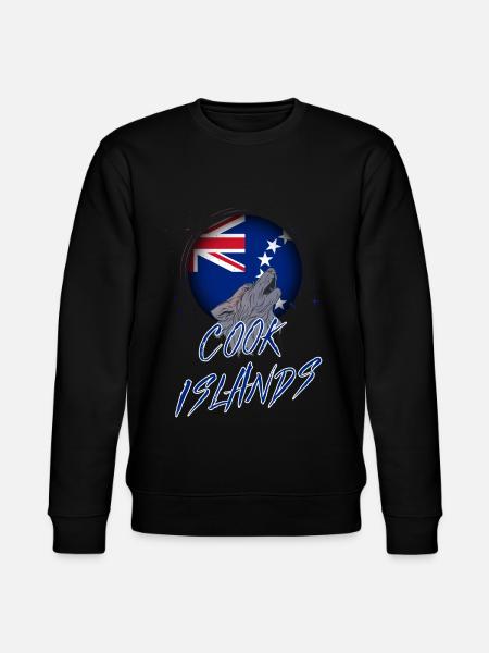 Cook Islands - Stanley/Stella CHANGER Unisex Organic Sweatshirt - black