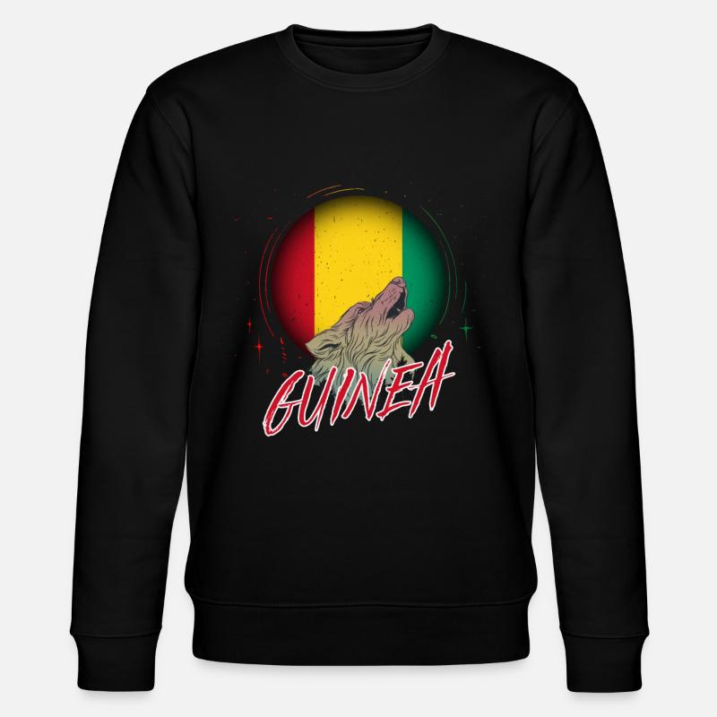 Guinea - Stanley/Stella CHANGER Unisex Organic Sweatshirt - black