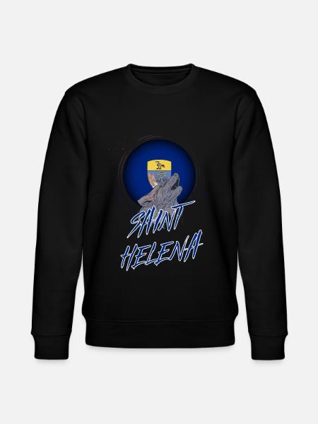Saint Helena - Stanley/Stella CHANGER Unisex Organic Sweatshirt - black