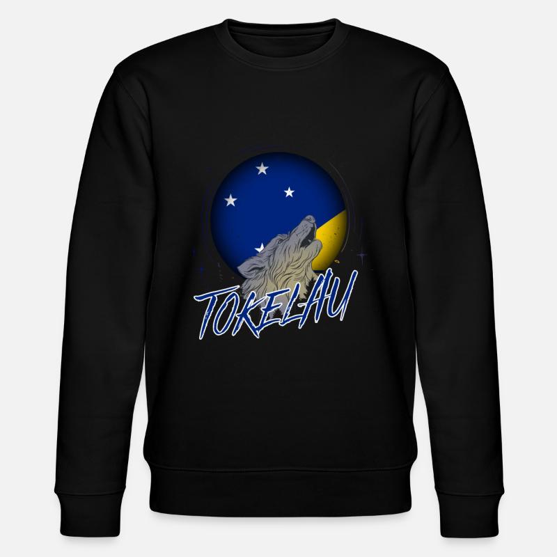 Tokelau - Stanley/Stella Unisex Bio-Sweatshirt CHANGER  - Schwarz