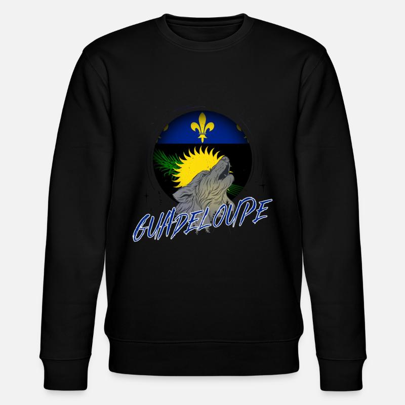 Guadeloupe - Stanley/Stella Unisex Bio-Sweatshirt CHANGER  - Schwarz