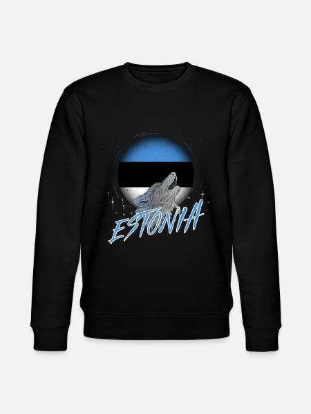 Estonia - Stanley/Stella CHANGER Unisex Organic Sweatshirt - black