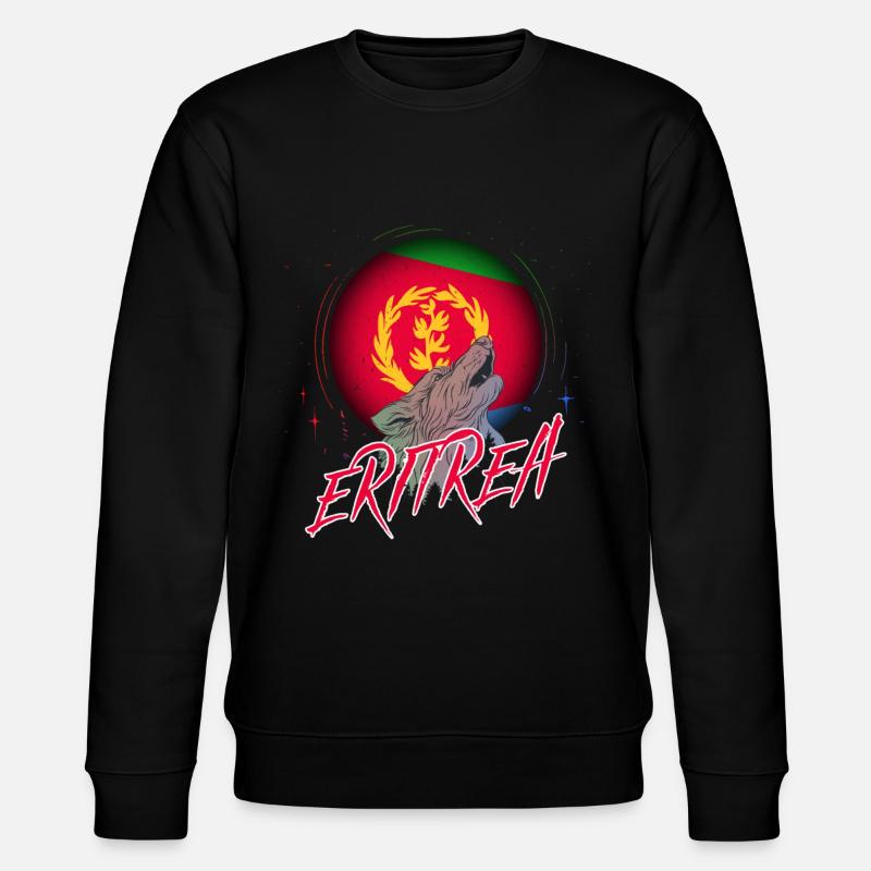 Eritrea - Stanley/Stella CHANGER Unisex Organic Sweatshirt - black