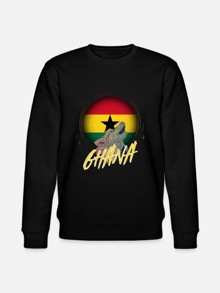 Ghana - Stanley/Stella CHANGER Unisex Organic Sweatshirt - black