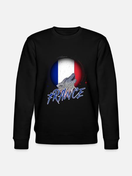 France - Stanley/Stella CHANGER Unisex Organic Sweatshirt - black