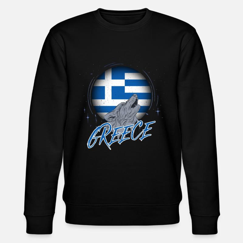 Greece - Stanley/Stella CHANGER Unisex Organic Sweatshirt - black