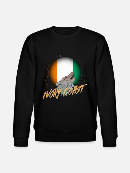 Ivory Coast - Stanley/Stella CHANGER Unisex Organic Sweatshirt - black