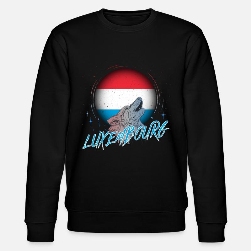 Luxembourg - Sweat bio CHANGER Stanley/Stella Unisexe - noir